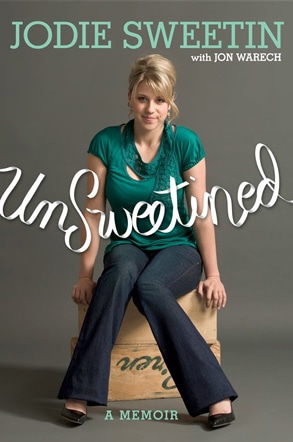 Jodie Sweetin, Unsweetined, Book Cover