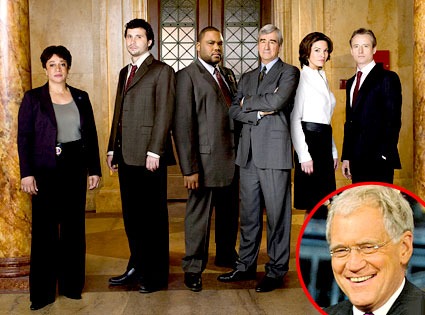 Law and Order Cast, David Letterman