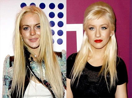 Lindsay Lohan, Christina Aguilera