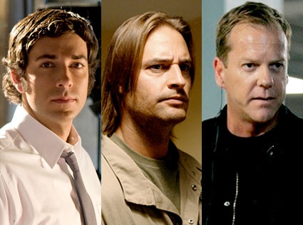 Chuck, Zachary Levi, Lost, Josh Holloway, 24, Kiefer Sutherland