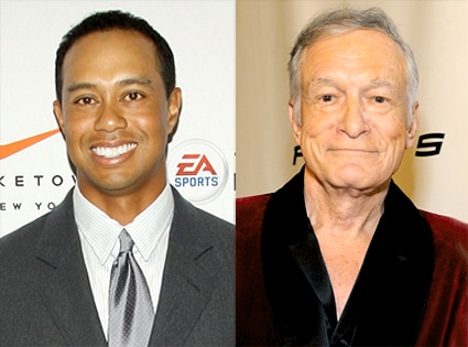 Tiger Woods, Hugh Hefner