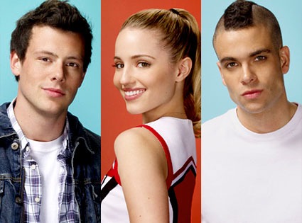 Glee, Corey Monteith, Dianna Argon, Mark Salling