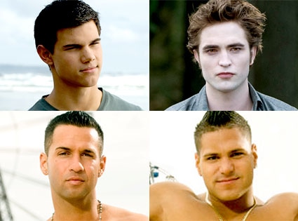 Taylor Lautner, Robert Pattinson, New Moon, Mike, Ronnie, Jersey Shore