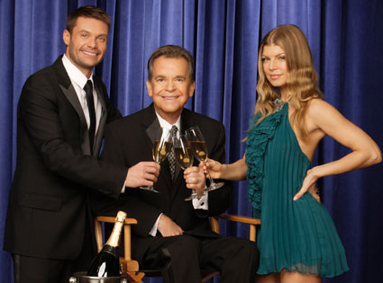 Ryan Seacrest, Dick Clark, Fergie