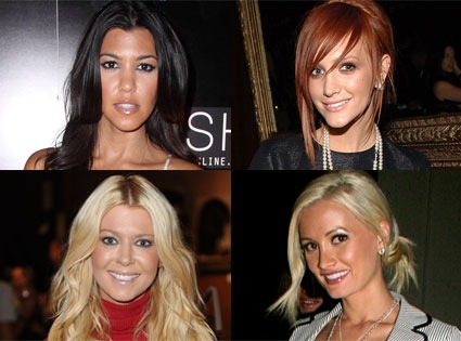 Kourtney Kardashian, Ashlee Simpson-Wentz, Tara Reid, Holly Madison