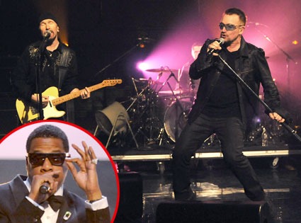 U2, Edge, Bono, Jay-Z