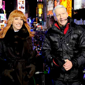 Kathy Griffin Tries to Kiss Anderson Cooper's Crotch During NYE Live ...