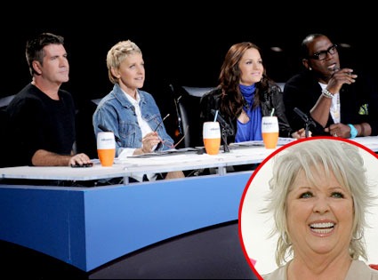 American Idol Judges, Simon Cowell, Ellen DeGeneres, Kara DioGuardi, Randy Jackson, Paula Deen