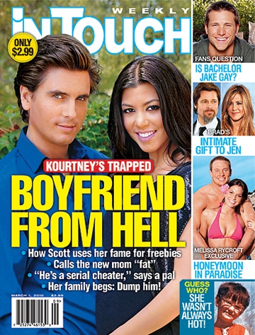 Kourtney Kardashian, Scott Disick, In Touch, Cover