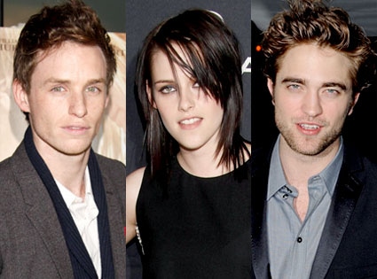 Eddie Redmayne, Kristen Stewart, Robert Pattinson