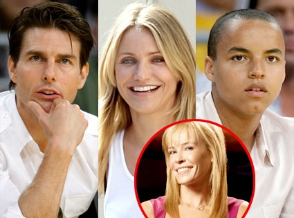 Tom Cruise, Cameron Diaz, Connor Cruise, Chelsea Handler