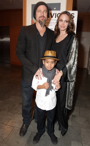 Brad Pitt, Angelina Jolie, Maddox
