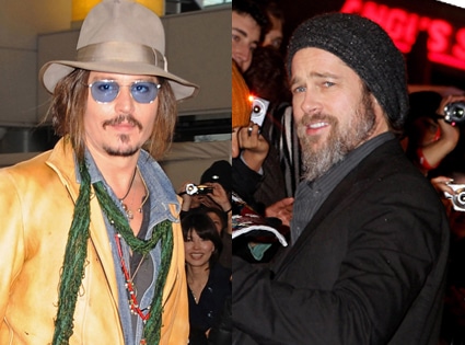 Johnny Depp, Brad Pitt