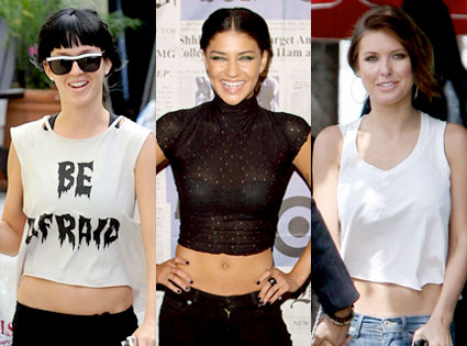 Tacky Belly Shirts from Make It Stop: Celeb Trends | E! News