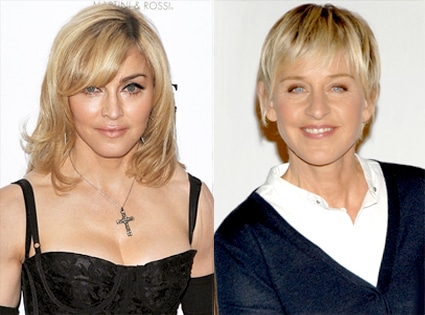 Madonna, Ellen DeGeneres