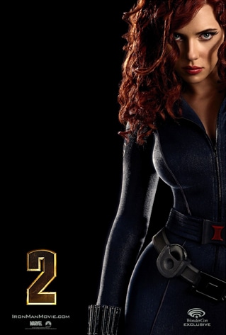 Scarlett Johansson, Iron Man 2 Poster