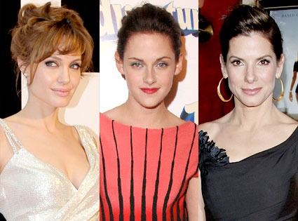 Angelina Jolie, Kristen Stewart, Sandra Bullock