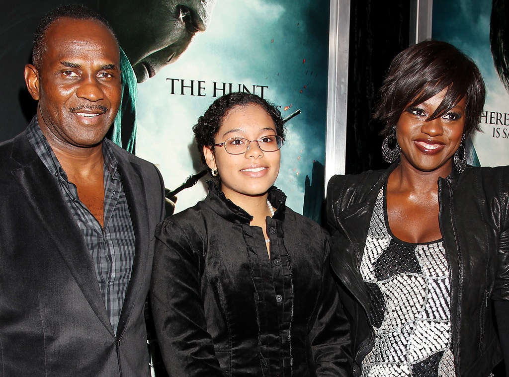 Viola Davis, Julius Tennon & Annabella from Deathly Hallows Premiere ...