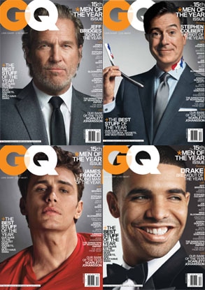 GQ Cover, Jeff Bridges, Drake, James Franco, Stephen Colbert