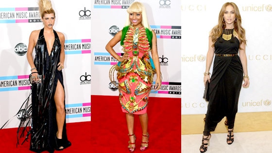 Kesha, Nicki Minaj, Jennifer Lopez