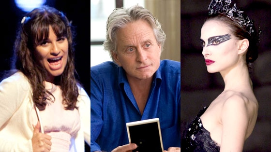 Lea Michele, Glee, Michael Douglas, Wall Street: Money Never Sleeps, Natalie Portman, Black Swan