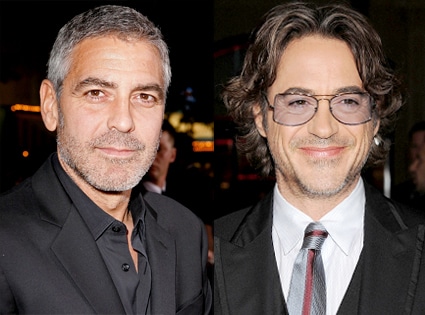 George Clooney, Robert Downey Jr.