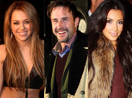 Miley Cyrus, David Arquette, Kim Kardashian