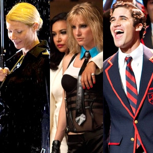 Gwyneth Paltrow, Matthew Morris, Darren Criss, Naya Rivera, Heather Morris, Glee