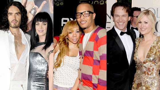 Russell Brand, Katy Perry, Tameka Cottle, T.I., Stephen Moyer, Anna Paquin