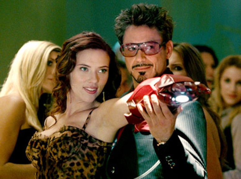 Iron Man 2, Scarlett Johansson, Robert Downey Jr.
