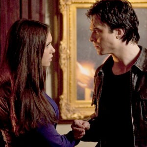 Nina Dobrev, Ian Somerhalder, The Vampire Diaries