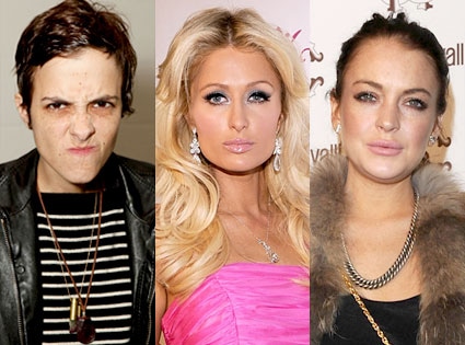 Sam Ronson, Lindsay Lohan, Paris Hilton