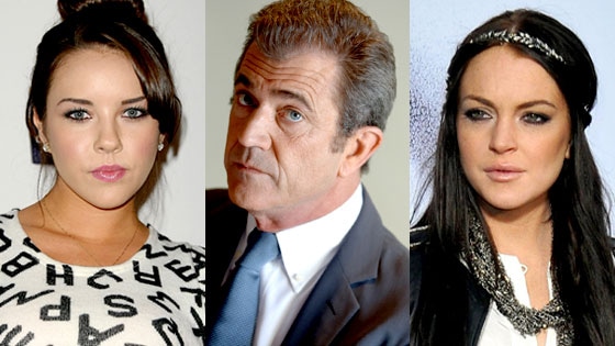 Alexis Neiers, Mel Gibson, Lindsay Lohan