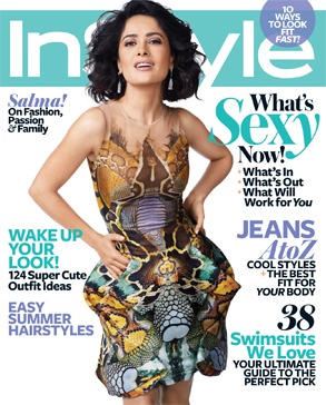 Salma Hayek, InStyle Cover