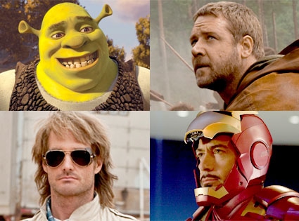 Shrek Forever After, Russell Crowe, Robin Hood, Will Forte, MacGruber, Robert Downey Jr., Iron Man 2