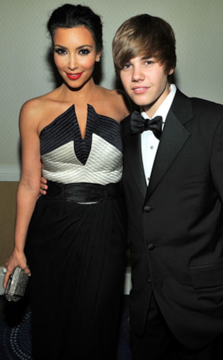 Kim Kardashian, Justin Bieber