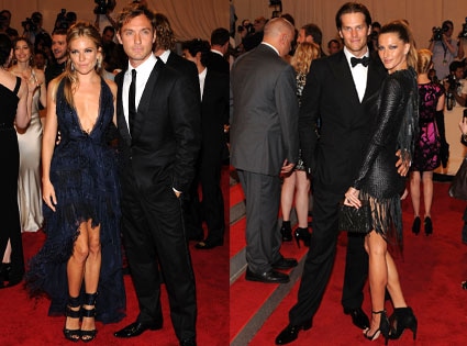 Jude Law, Sienna Miller, Tom Brady, Gisele Bundchen