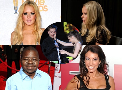 Lindsay Lohan, Kendra Wilkinson-Baskett, Gary Coleman, Danielle Staub, Robert Pattinson, Kristen Stewart