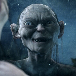 In the film trilogy The Lord of the Rings, how was the character of Gollum brought to life?