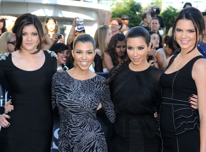 Kylie Jenner, Kourtney Kardashian, Kim Kardashian & Kendall Jenner From ...