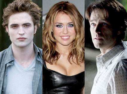 Robert Pattinson, Miley Cyrus, Stephen Moyer