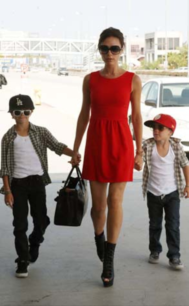 Victoria Beckham, Brooklyn Beckham, Cruz Beckham