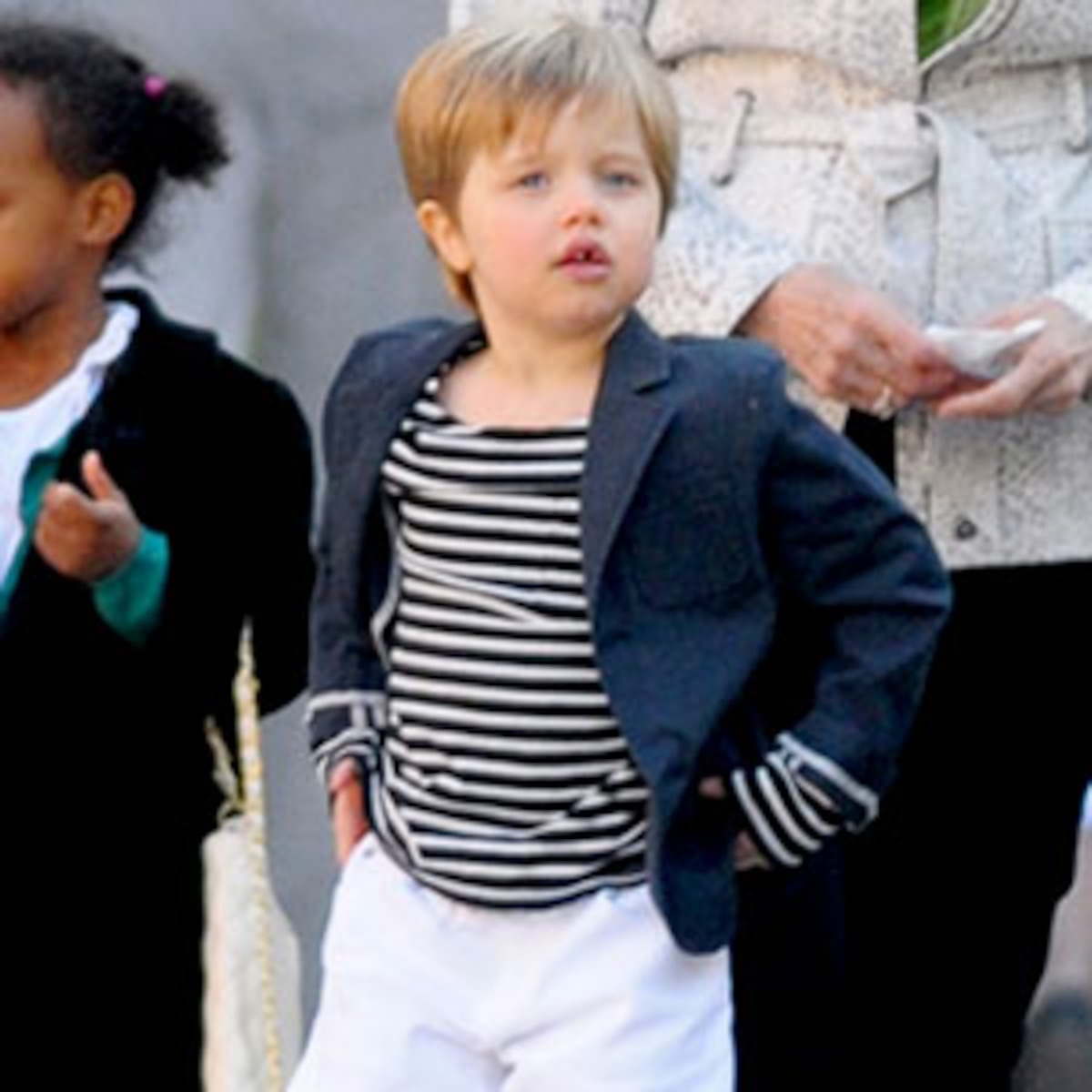 Angelina Jolie Defends Shiloh's "Montenegro" Style - E! Online