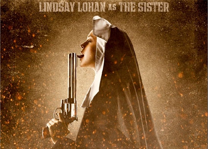 Lindsay Lohan, Machete Poster