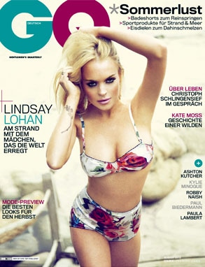 Lindsay Lohan, German GQ Cover