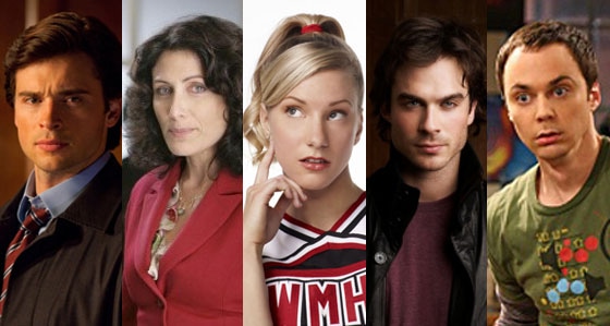 Tater Top, Ian Somerhalder, Vampire Diaries, Heather Morris, Glee, Lisa Edelstein, House, Tom Welling, Smallville, Jim Parsons, Big Bang Theory