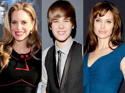 Kristin Bauer, Justin Bieber, Angelina Jolie