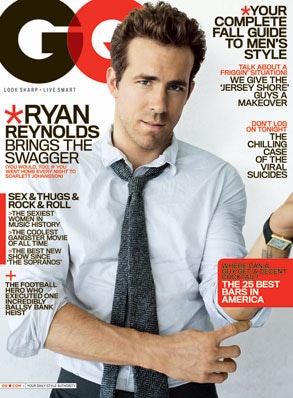Ryan Reynolds, GQ Cover