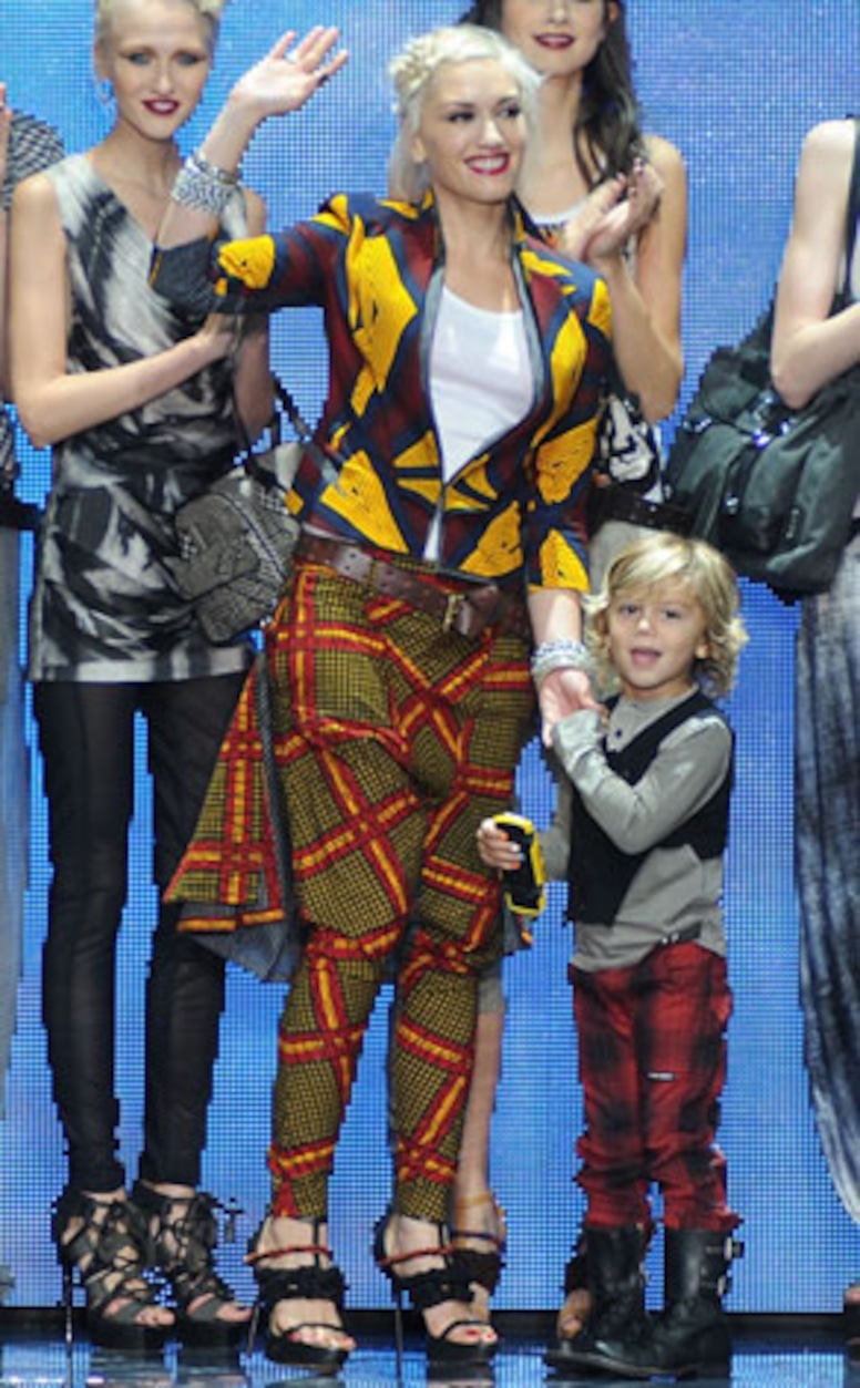 Gwen Stefani, Kingston Rossdale, LAMB Models
