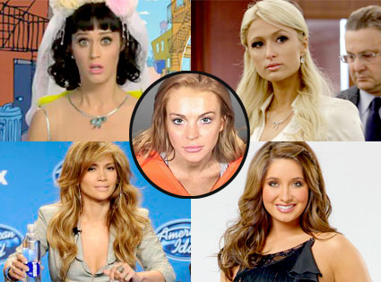 Katy Perry, Paris Hilton, Jennifer Lopez, Bristol Palin, Lindsay Lohan, Week In Review